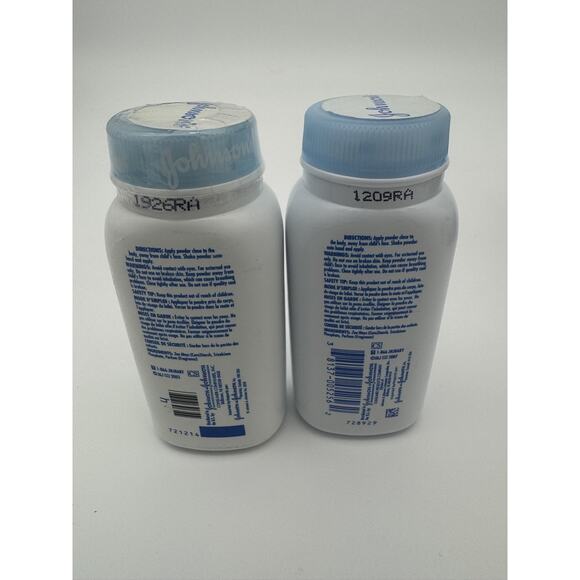 Vtg Johnson’s Baby Powder TALC Mildness Pink Label Lot 1.5 oz 2004 ,2007 Sealed - Picture 2 of 2